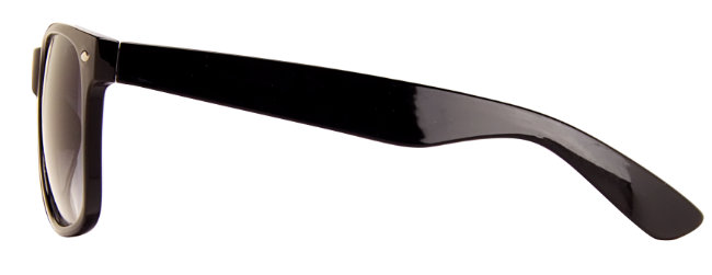 Classic Polarized Zonnebril - Black Frame, Grey Lens