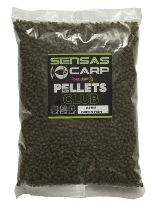 Sensas Pellets Club Groene Vis 8mm (1kg)