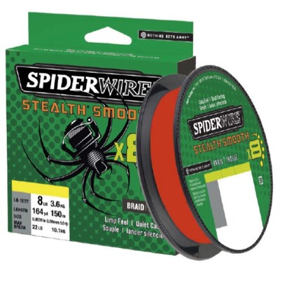 Spiderwire Stealth Smooth 8 Red 150m