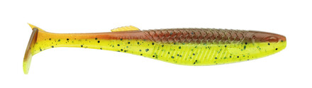 Rapala Crushcity The Kickman Shad Motor Oil Chartreuse 10cm