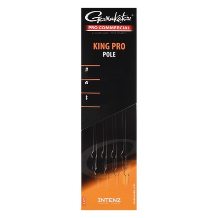 Gamakatsu Coarse King Pro Pole Onderlijn 15cm (8 Stuks)