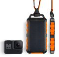 Xtorm Solar Charger Black/Orange - Xtorm Solar Charger 10.000 MAh Black/Orange