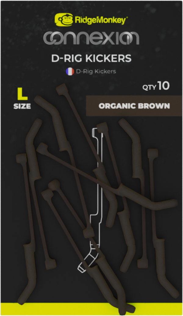 RidgeMonkey Connexion D-Rig Kickers L Organic Brown