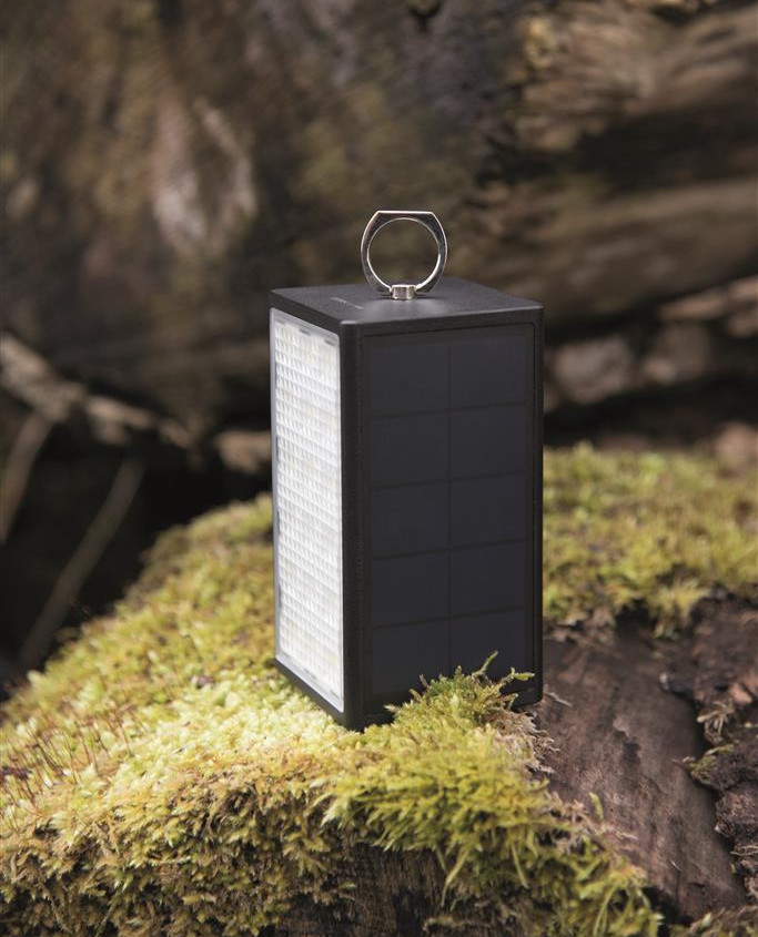 D√ñRR Solar Powerbank with LED Light SL-10600 Black