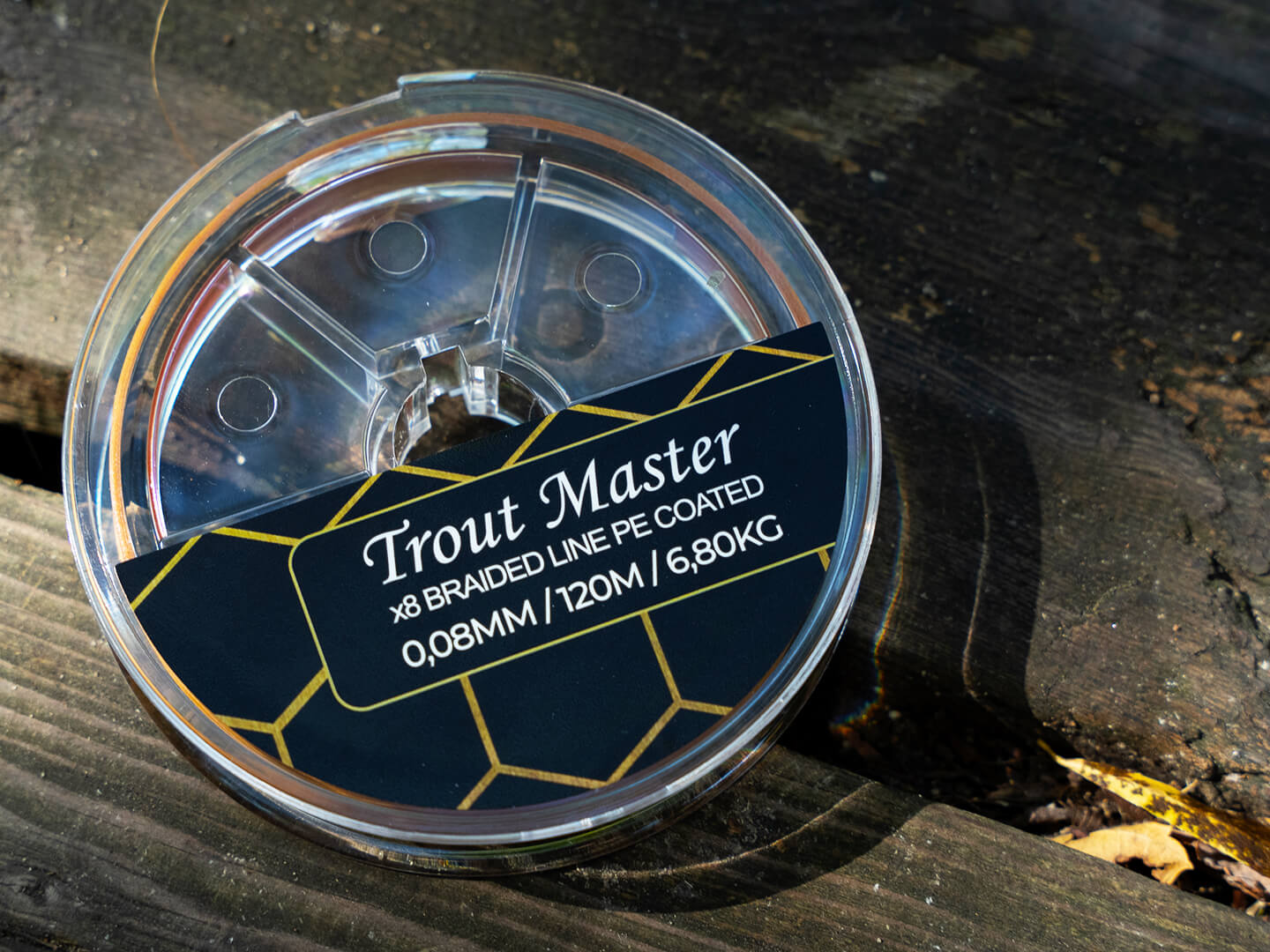Spro Trout Master Fine Gold X8 PE Gevlochten Lijn (120m)