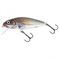 Salmo Perch Floating Plug 8cm (12g) - Holographic Grey Shiner