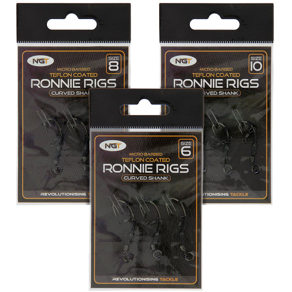 Ultimate Carp Tacklebox, boordevol met topproducten voor het karpervissen! - NGT Ronnie Rigs - 3 Pack