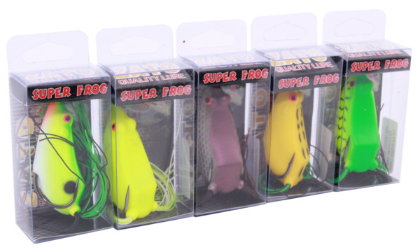 Kato Super Frog (Verrassingskleur) - Green, Fluo, Purple, Yellow, Green Tiger