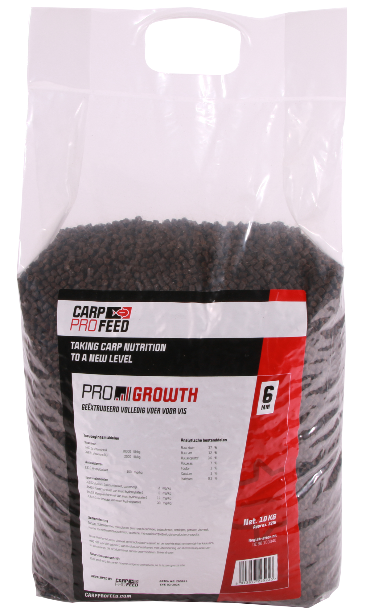 Carp Pro Feed Growth Pellets 6mm (10kg)