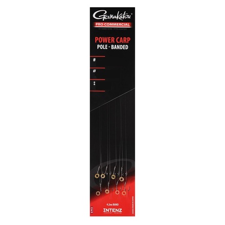 Gamakatsu Coarse Power Carp Pole Banded 20cm (8 Stuks)