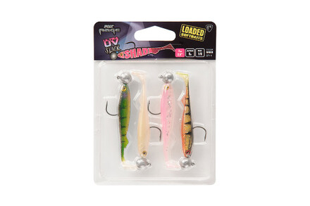 Fox Rage Slick Shad Loaded UV Mixed Colour Pack 11cm 3/0 (10g) (4stuks)