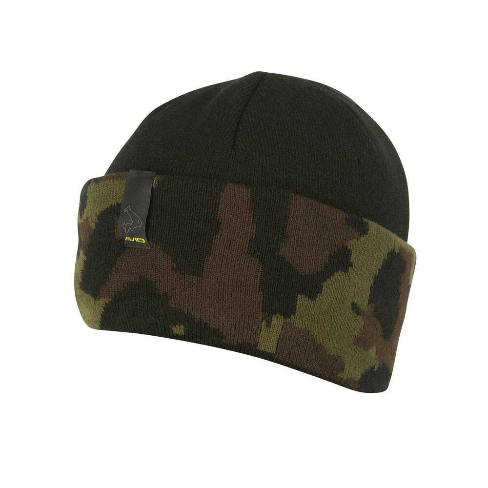 Avid Black And Camo Beanie