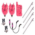 Ultimate E-Tension Pink Bite Alarm/Bankstick Set