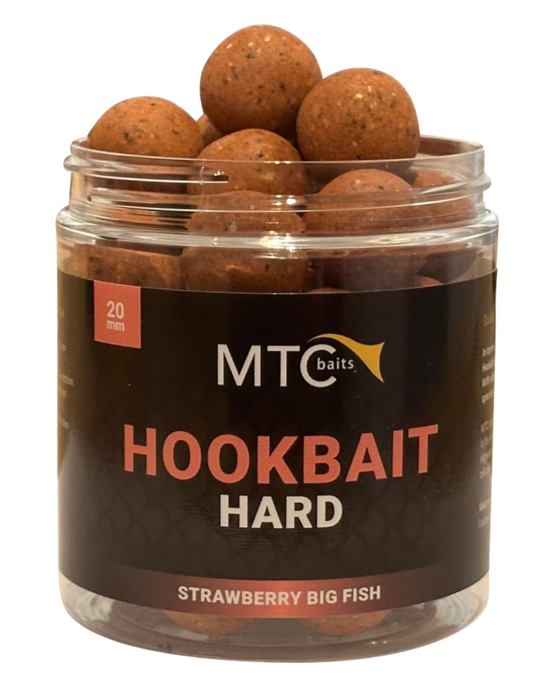 MTC Baits Strawberry Big Fish Hookbait Hard 20mm