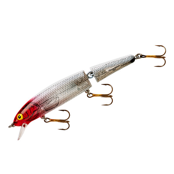Bomber Jointed Long A Silver Flash Red Head 12cm (17g)