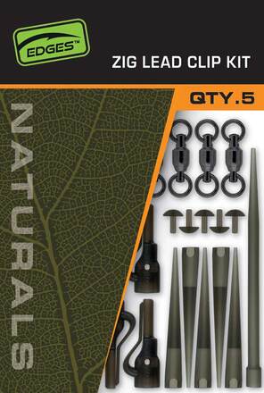 Fox Naturals Zig Lead Clip Kit (5 stuks)