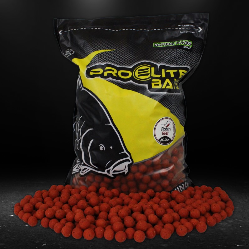 Pro Elite Baits Boilies Natural Foods Robin Red 20mm (8kg)