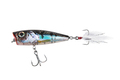 Salmo Rattlin Pop 7cm Surface Popper - Clear Holo Smelt