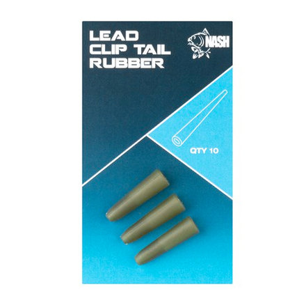 Nash Lead Clip Tail Rubber (10 stuks)