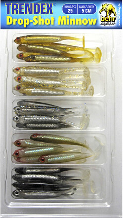 Behr Trendex Drop Shot Minnow Pack 5cm (25 stuks)