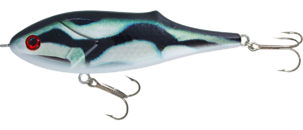 Abu Garcia Venerate Jerk Set, voor het vissen met jerkbaits op snoek! - Quantum Spooky Jerk Black Wave