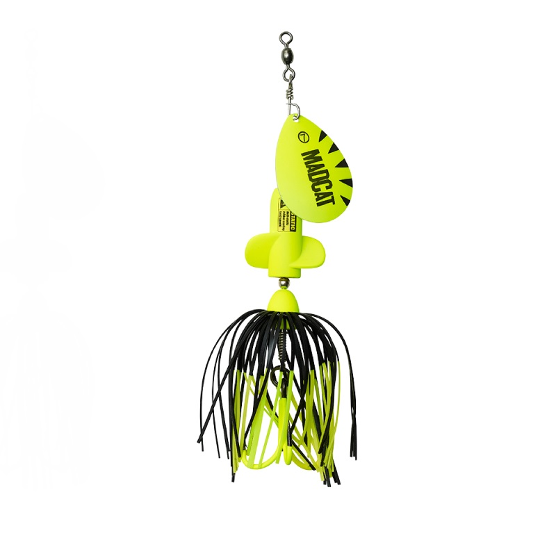 Madcat A-Static S Meerval Spinner (65g) - Fluo Yellow UV