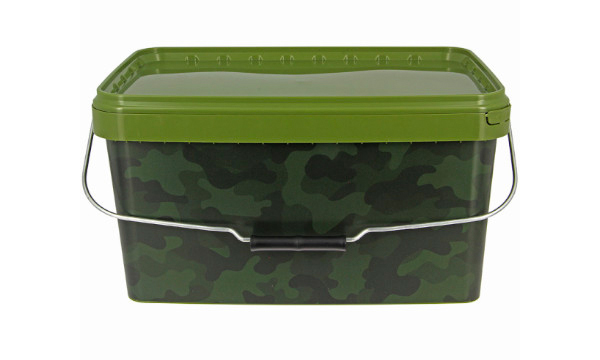 Ultimate Carp Tacklebox Complete MIST ONDERDEEL - NGT Square Camo Bucket