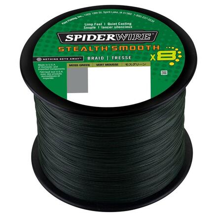 Spiderwire Stealth Smooth 8 Moss Green Gevlochten Lijn (2000m)