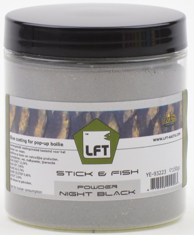 LFT Favourite Stick & Fish Powder Night Black Lokvoer (150g)