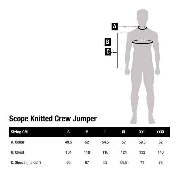 Nash Scope Knitted Crew Jumper Vis Trui