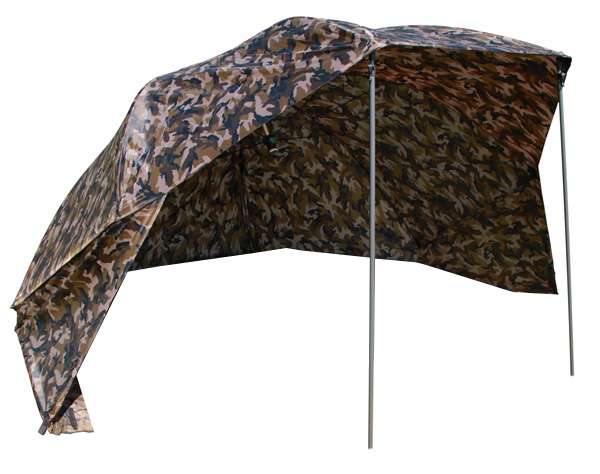 Ultimate Camo Brolly 50" + Bivvy Table + Zaklamp