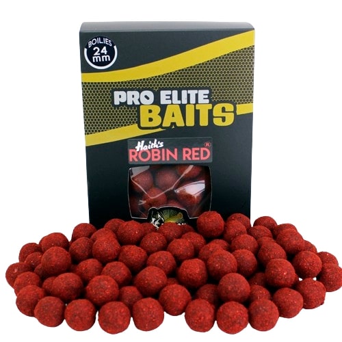 Pro Elite Baits Gold Boilies Robin Red 24mm (1kg)