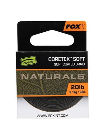 Fox Edges Naturals Coretex Soft Hooklink Onderlijnmateriaal (20m)