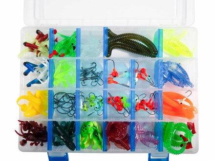 Fish4All Softbait Box (146pcs)