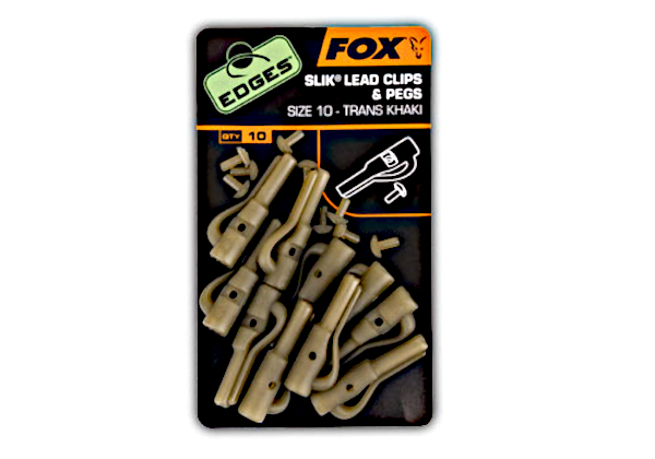Fox Lead Clips & Pegs - Fox Lead Clips & Pegs Size 10