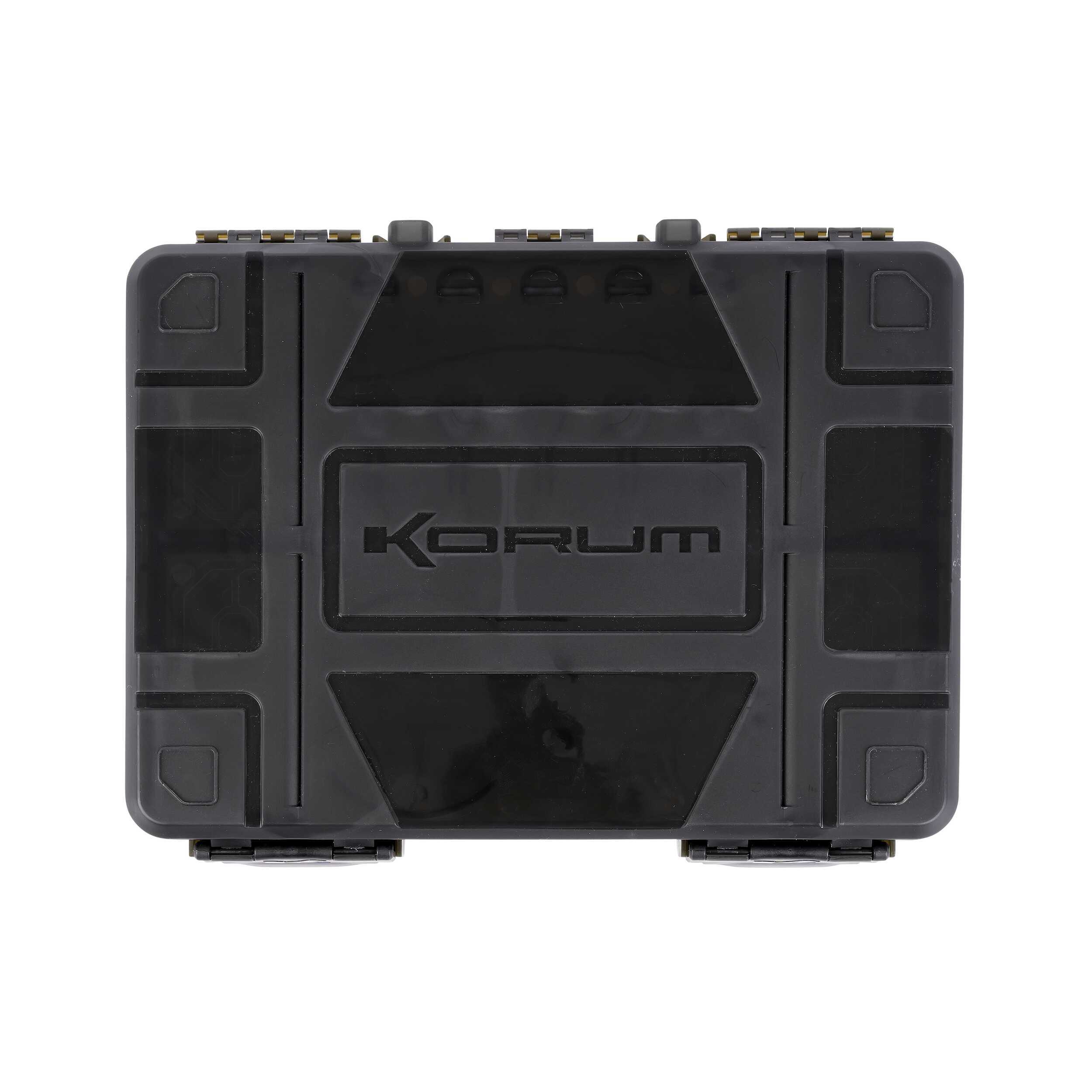 Korum Slim Blox Loaded Tacklebox (Incl. 6 Baiting Tools!)