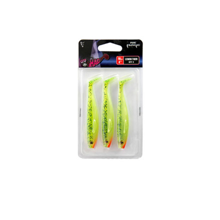 Fox Rage Pro Shad Lemon Tiger 10cm Ultra UV Packs (3stuks)