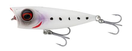 Savage Gear Micro Popper Oppervlakte Kunstaas Snow White 5.5cm (5.4g)