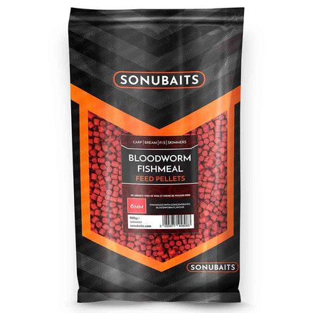 SonuBaits Feed Pellets Bloodworm Fishmeal (900g)