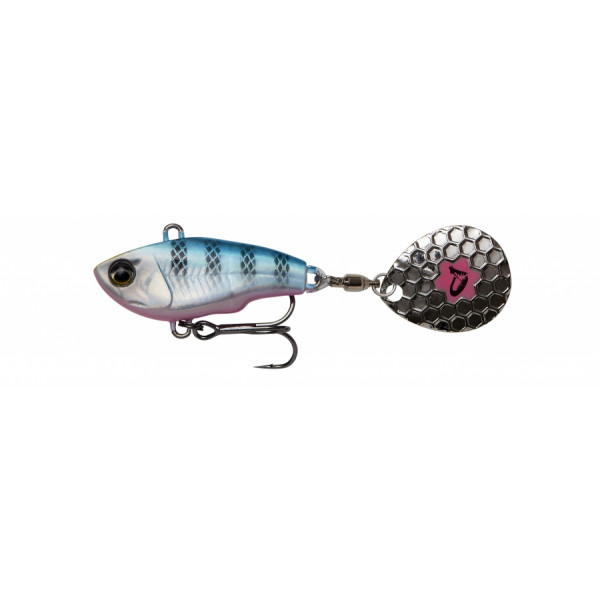 Savage Gear Fat Tail Spin Sinking Sinking Blue Silver Pink 8cm (24g)