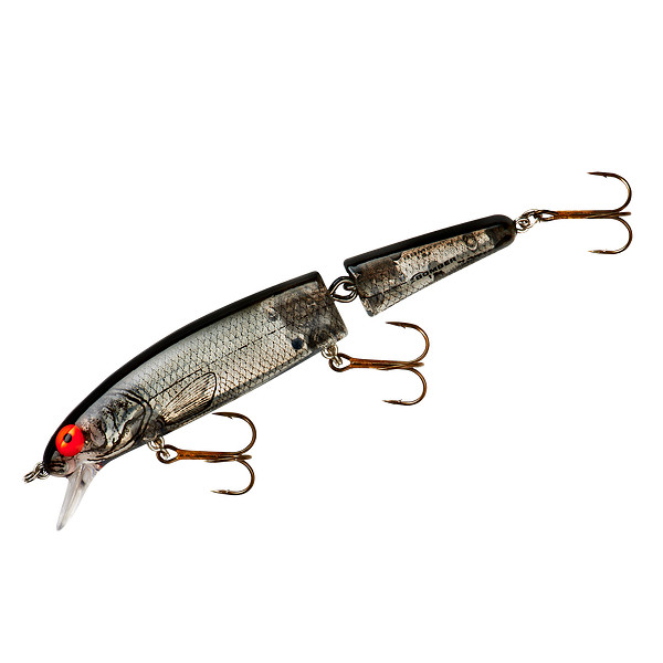 Bomber Jointed Long A Silver Flash Black Back 12cm (17g)
