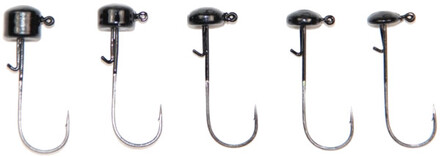 X Zone Ned Rig Head Black 3.5g #2/0 (5stuks)