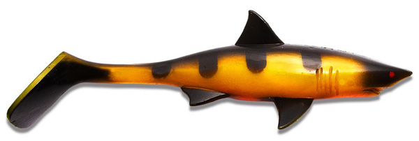 Shark Shad 20 cm, 70gr, 1-pack Black Okoboji Perch