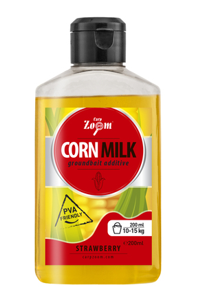 Carp Zoom Corn Milk Extra Liquid Strawberry (200ml)