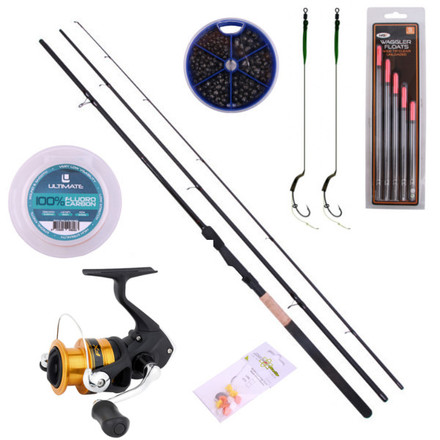 Match & Float Set met Ultimate hengel, Shimano molen en meer