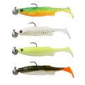 Savage Gear Fat Minnow Shad 10,5cm + 10g Mix (4+4pcs) - Darkwater Mix