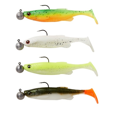 Savage Gear Fat Minnow 10,5cm + 10g Mix (4+4pcs) Darkwater Mix