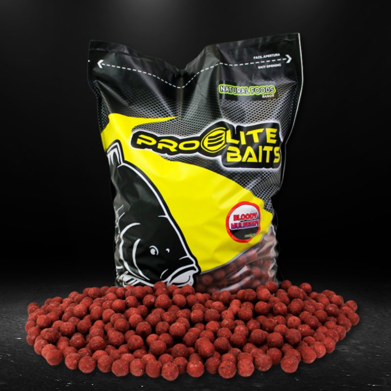 Pro Elite Baits Boilies Natural Foods Bloody Mulberry 20mm (8kg)