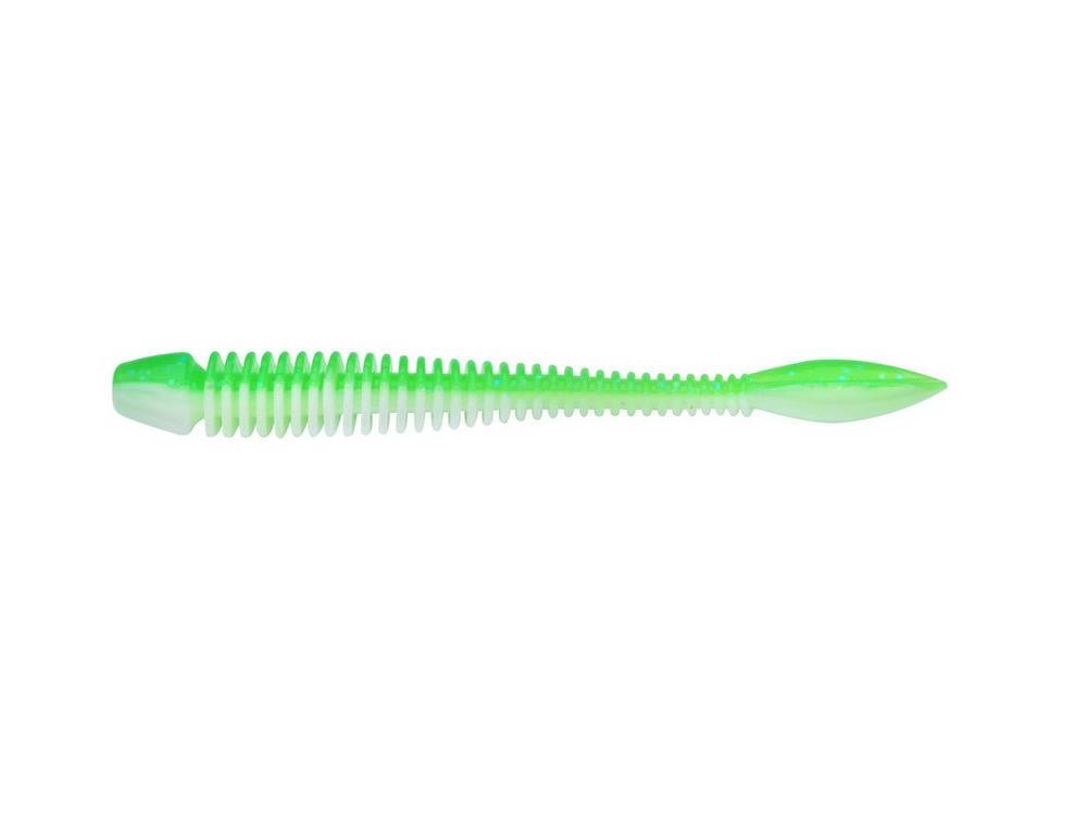 Berkley Powerbait Power Flail 90mm Forel Kunstaas (12 Stuks) - Sprng Green/White