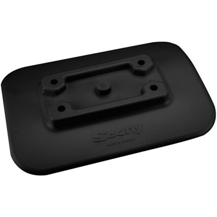 Scotty Glue-On Pad For Inflatable Boats, Black